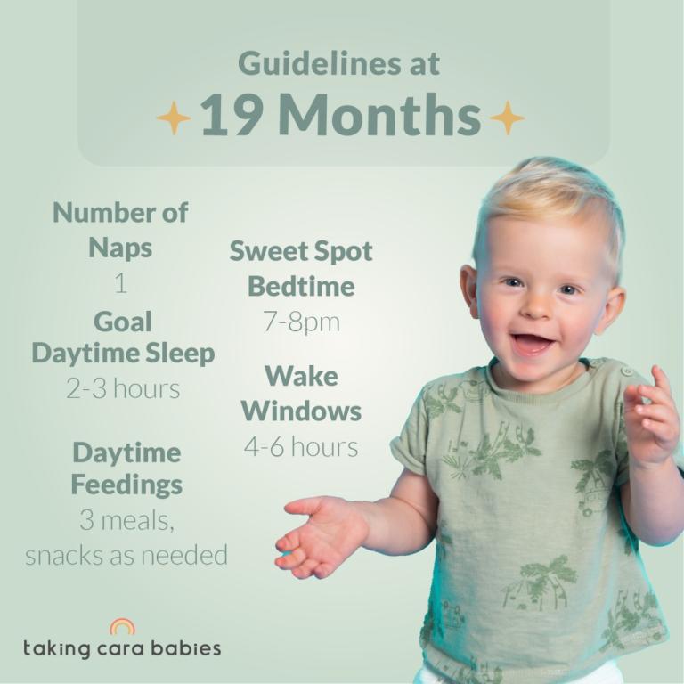 19 month sleep guidelines