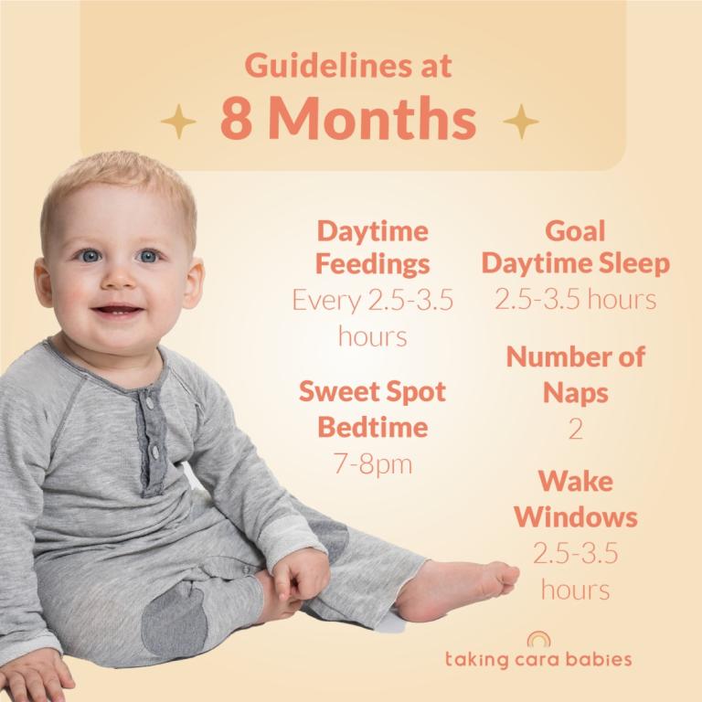 8 month sleep guidelines