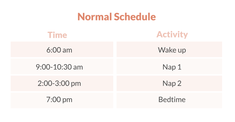 normal schedule