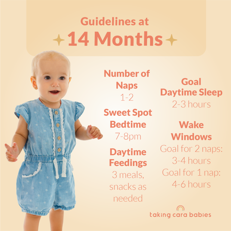 14 month sleep guidelines
