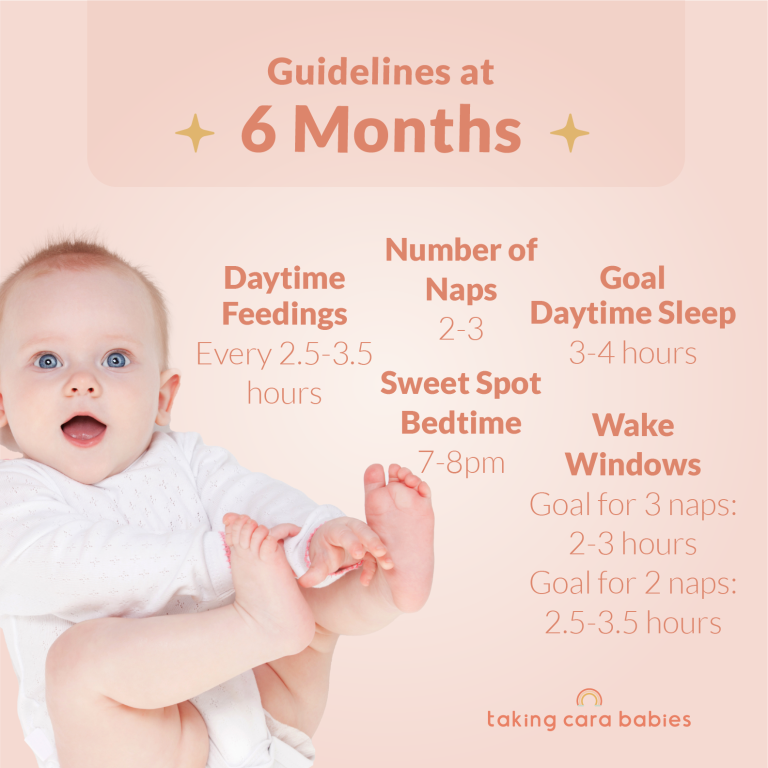 6 month sleep guidelines
