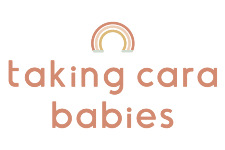 Taking Cara Babies logo with rainbow
