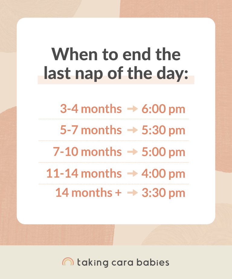 when to end the last nap of the day to preserve night sleep